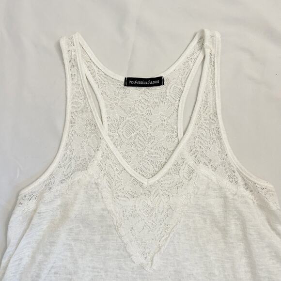 Lace Flowy Tank - Picture 2 of 5